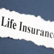 Paper with Life Insurance typed onto it